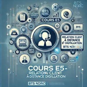 Cours E5 BTS NDRC