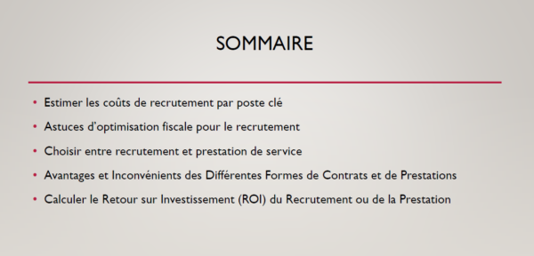 Gestion du personnel